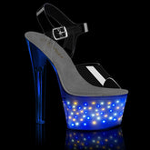 7" Heel ECHOLITE-708 Clear White Glow